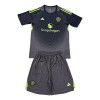 Manchester United 2025-26 Svart - Barn Keeper Draktsett